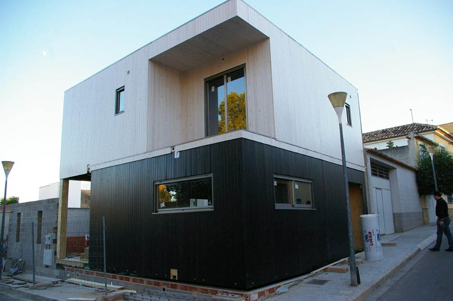 Proceso de montaje de la casa. Etapa 6